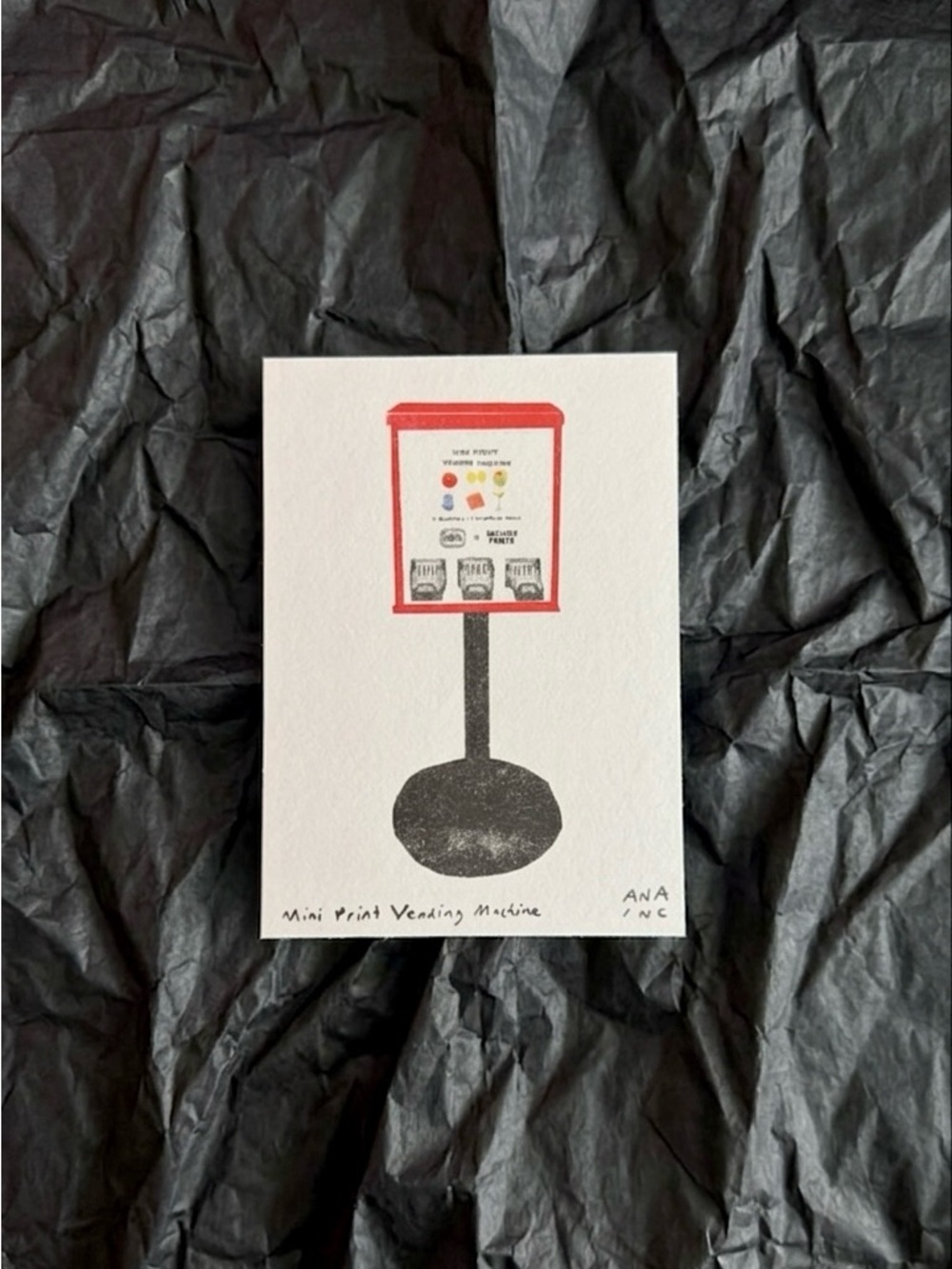 Ana Inciardi Mini Art Vending Machine Print